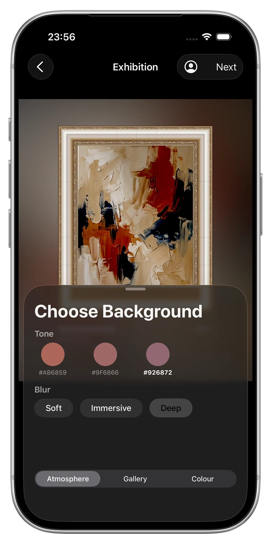 Personal gallery view